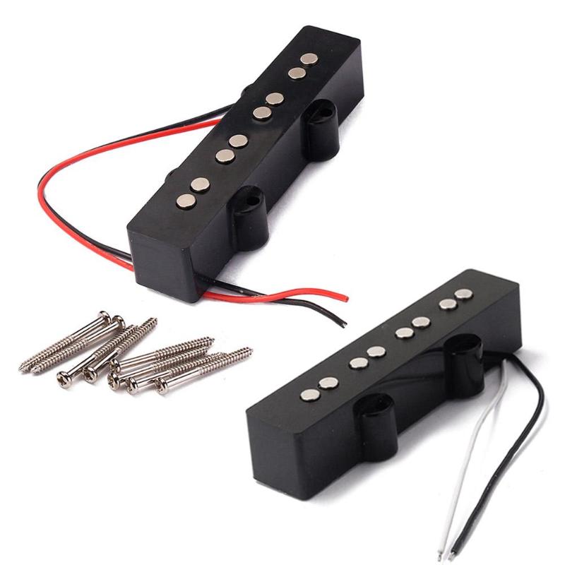 2pcs Pickup Musical Instruments Accessories Sound Clean High and Low Frequency Full 4 Strings Electric Bass Amplifier-ebowsos