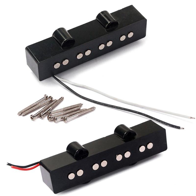 2pcs Pickup Musical Instruments Accessories Sound Clean High and Low Frequency Full 4 Strings Electric Bass Amplifier-ebowsos