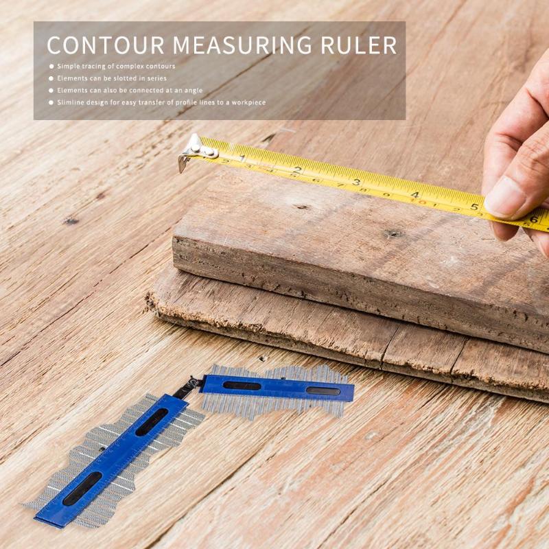 2pcs Plastic Profile Copy Gauge Contour Gauge Duplicator Laminate Tile Tool Simple Tracing of Complex Contours Dropshipping - ebowsos