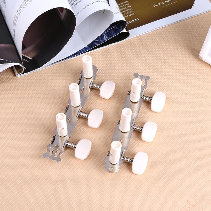 2pcs Square Heads Plastic Knob String Tuning Pegs Key wheel Chord button Knobs For Acoustic Guitar Drop Shipping Wholesale-ebowsos