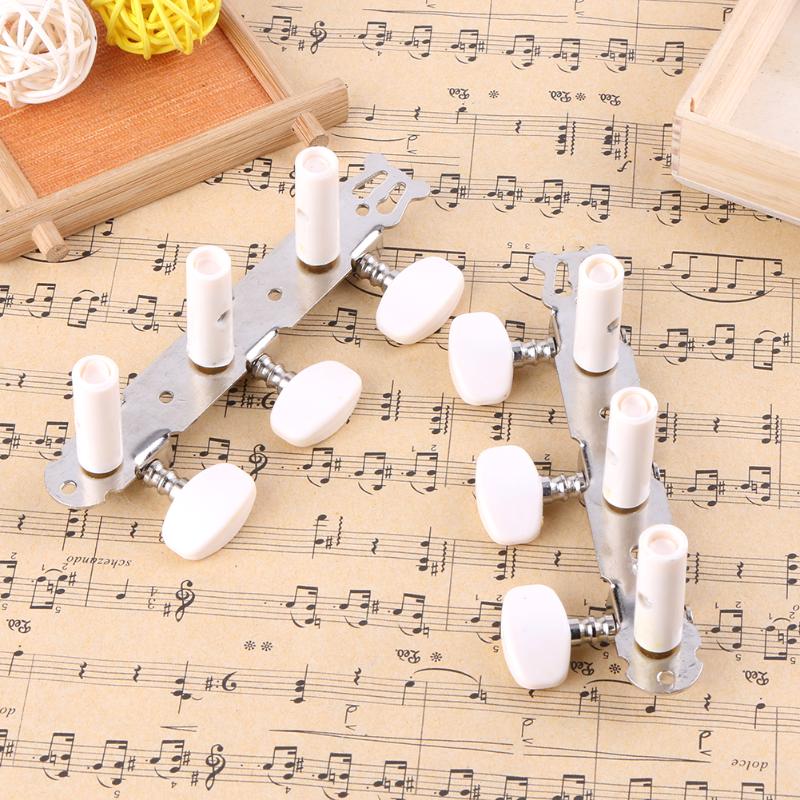 2pcs Square Heads Plastic Knob String Tuning Pegs Key wheel Chord button Knobs For Acoustic Guitar Drop Shipping Wholesale-ebowsos