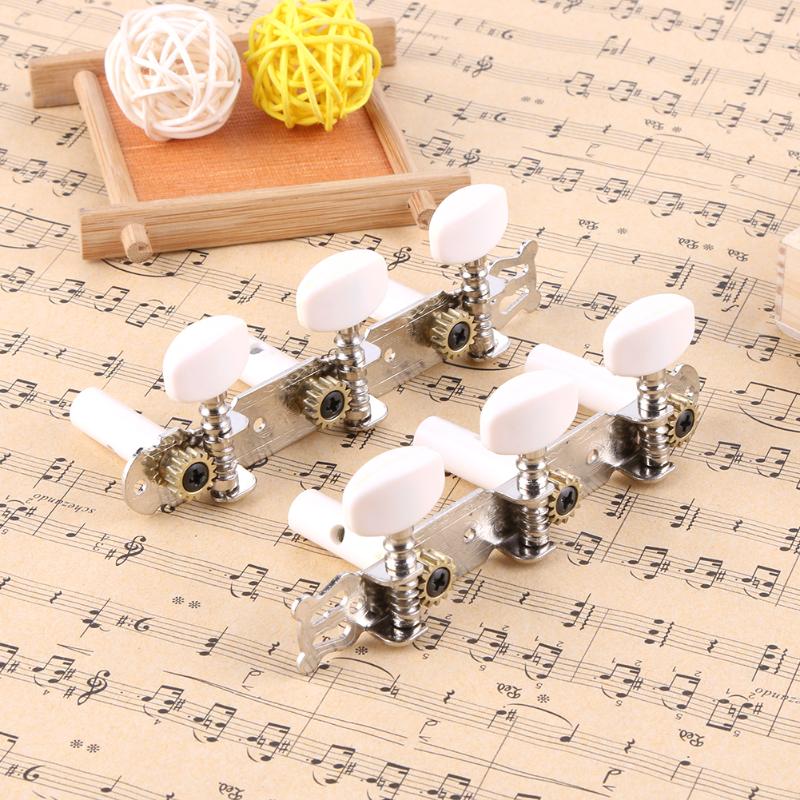 2pcs Square Heads Plastic Knob String Tuning Pegs Key wheel Chord button Knobs For Acoustic Guitar Drop Shipping Wholesale-ebowsos