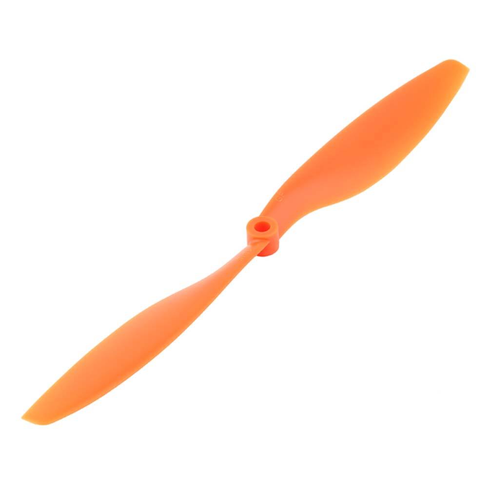 2x 10x4.5" 1045 Nylon Propeller Prop For Hex Rotation Hexa Multicopter Orange-ebowsos