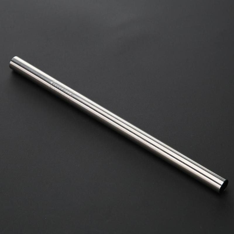 3/6/8/11Pcs/lot Reusable Drinking Straw High Quality 304 Stainless Steel Metal Straw with Cleaner Brush For Mugs Accessories - ebowsos