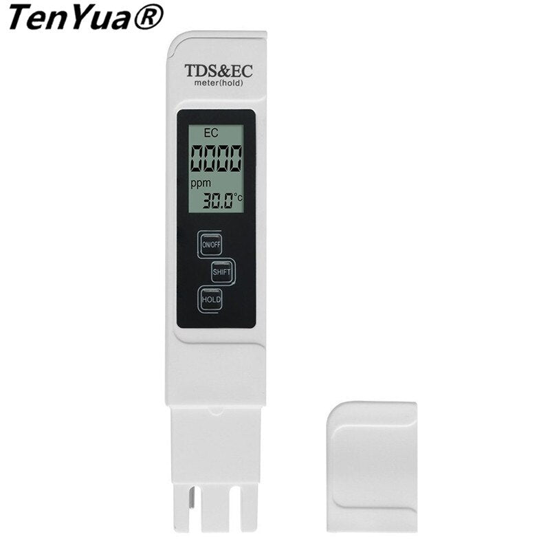 3 In 1 Digital Multifunctional LCD Monitor TDS EC Meter Water Test Tools for school Aquarium Pool Hydroponics Measuring Tool - ebowsos