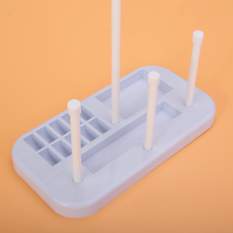 3 Spool Stand Holder Embroidery Thread Sew Quilting Rack Needle Bobbin Sewing Product Organizer for Home Sewing Machine - ebowsos