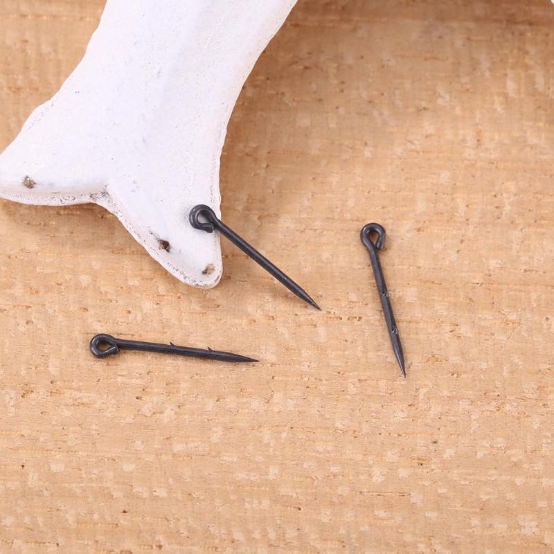 30/50/100pcs Fishing Hook High Carbon Steel Straight Agnail Shank Fishing Hook With Barb Fishing Accessories-ebowsos