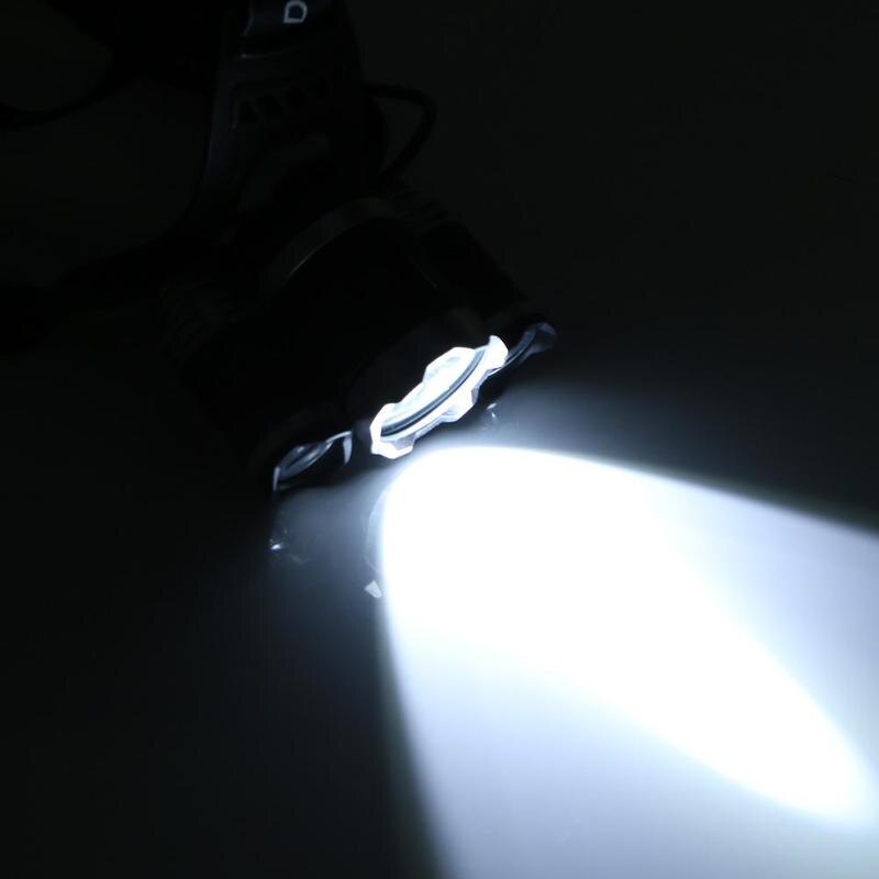 3000LM Powerful Headlamp Rechargeable Flashlight Torch LED Lights Zoom Life Waterproof Search Explore Night Fishing Walking - ebowsos