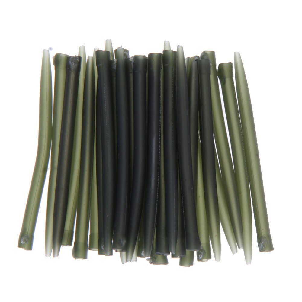 30Pcs 53mm Terminal Carp Fishing Sleeves Connect With Fishing Hook Carp Fishing Tackle Sleeve Pesca Tool-ebowsos