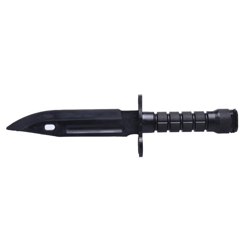 30cm Army M9 Airsoft Cosplay Military Training Dagger Plastic Knife War Movie Props Blade Wargame Hunting Practice Tool-ebowsos