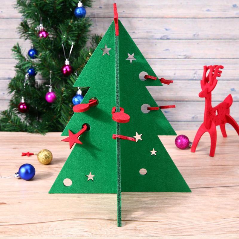 30cm Christmas Supplies Felt Christmas Tree Christmas Gifts Christmas Decor - ebowsos