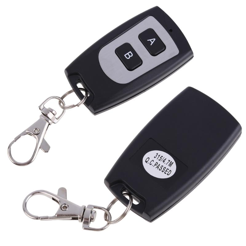 315/433MHz Handy Key-ring 2 Channel RF Wireless Remote Control Garage Door High Quality - ebowsos