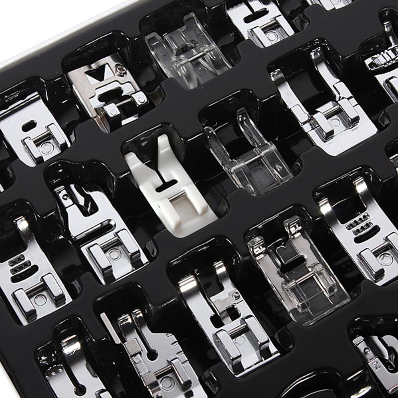 32Pcs/set Sewing Machine Foot Feet Snap On For Brother Singer Presser Foot Kits Domestic Sewing Accessories - ebowsos