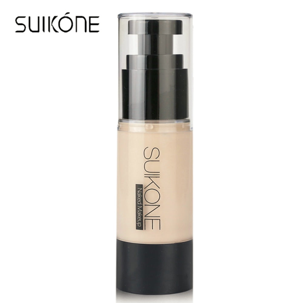 35ML SUIKONE A-124 Natural Women Facial Makeup Foundation Cream Natural Oil-Control Foundation Liquid 2017 New  Make Up Tool Kit - ebowsos