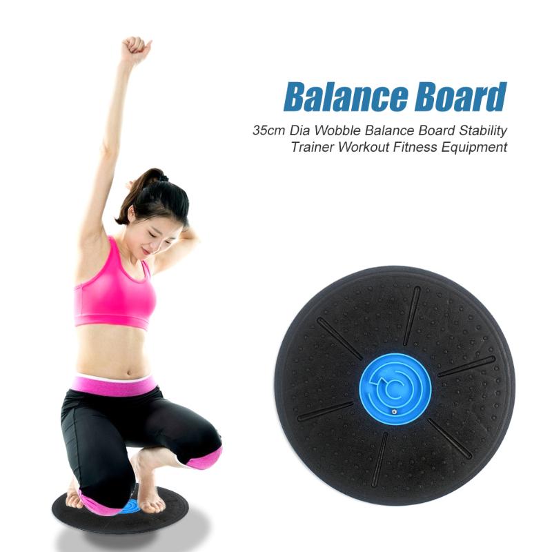 35cm Dia ABS Wobble Balance Board with Maze Physical Equipment Therapy Workout Diameter Fitness Equipment Supplies-ebowsos