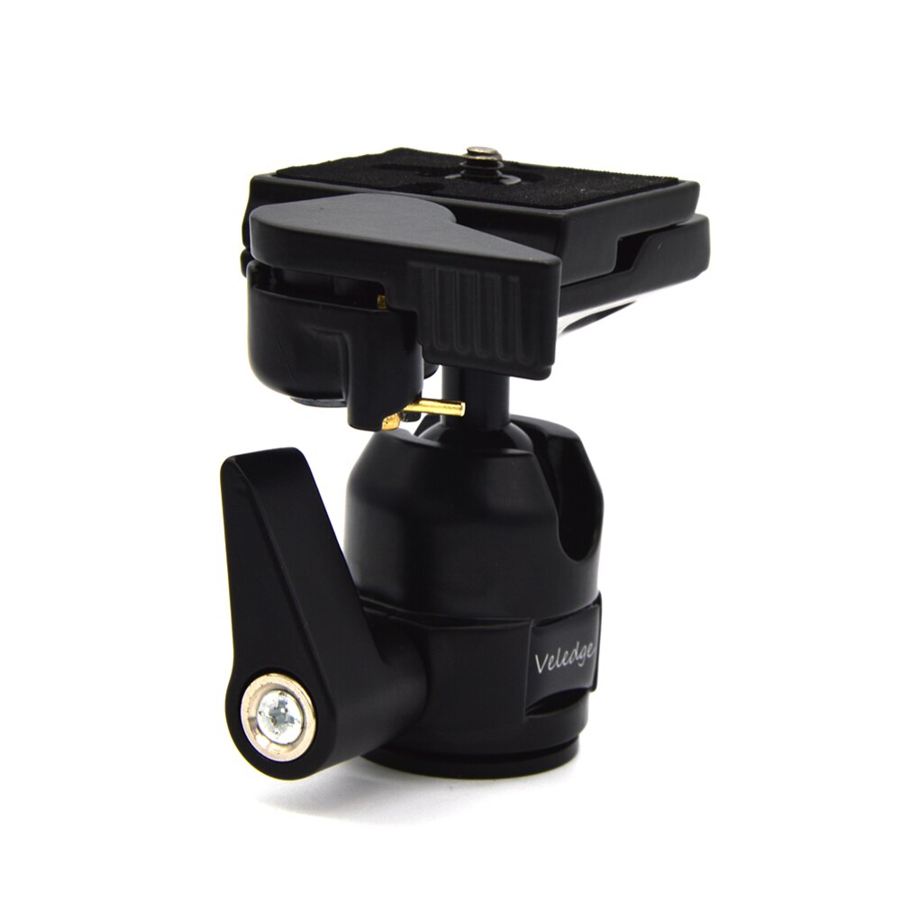 360 Rotate Camera Camcorder Tripod Monopod Ball Head Quick Release Plate - ebowsos