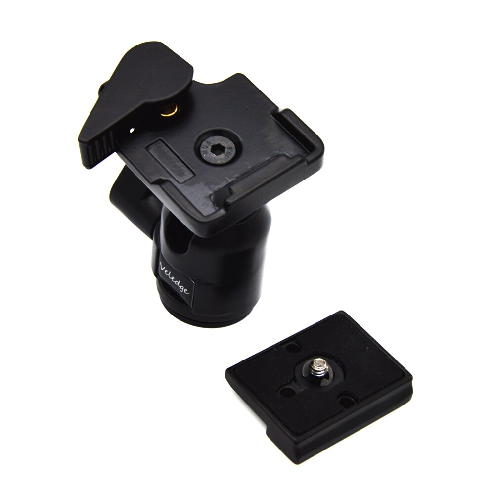 360 Rotate Camera Camcorder Tripod Monopod Ball Head Quick Release Plate - ebowsos