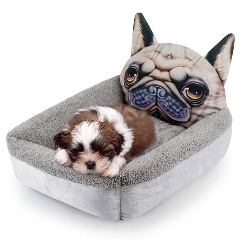 3D Cartoon Cute Animal Cat Dog Pet Beds Mats Teddy Pet Dog Sofa Pet Cat Bed House Supplies-ebowsos