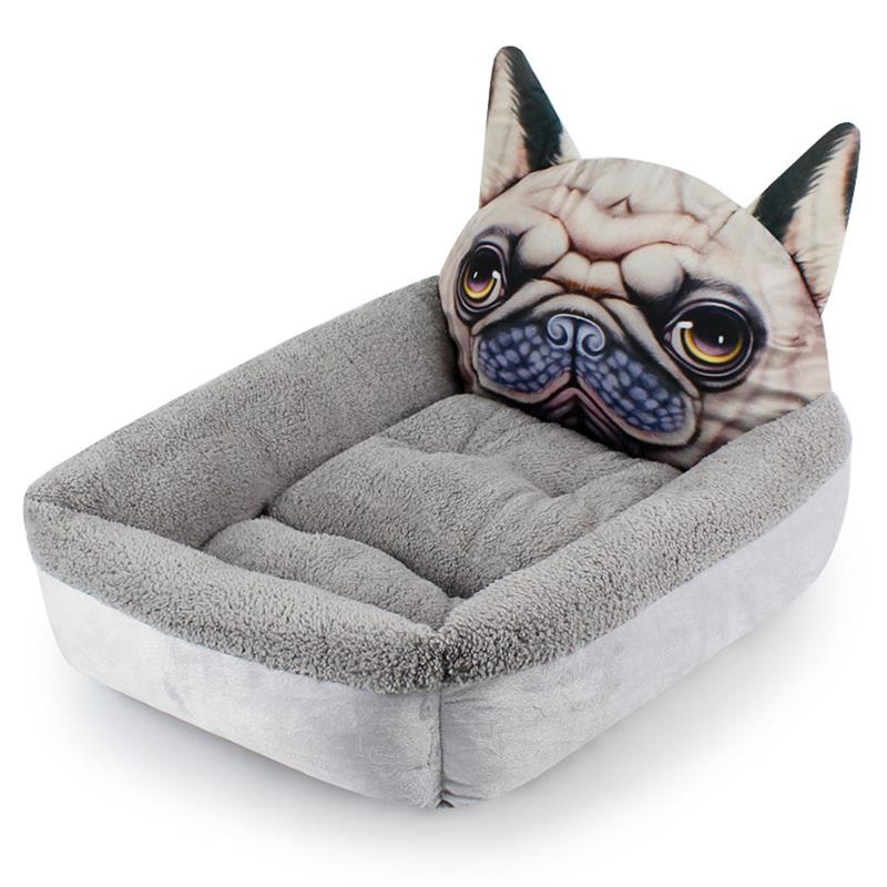 3D Cartoon Cute Animal Cat Dog Pet Beds Mats Teddy Pet Dog Sofa Pet Cat Bed House Supplies-ebowsos