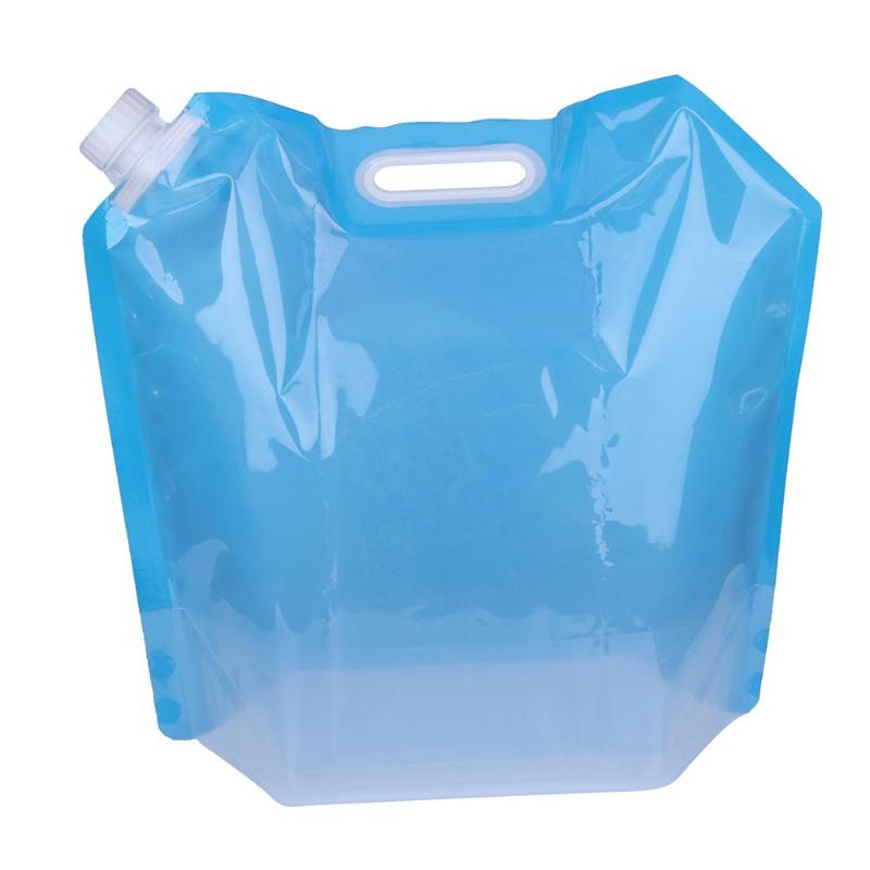 3L Portable Folding Drinking Water Bag Outdoor Sports Camping Hiking Travel Water Storage Container Drink Carrier Holder-ebowsos