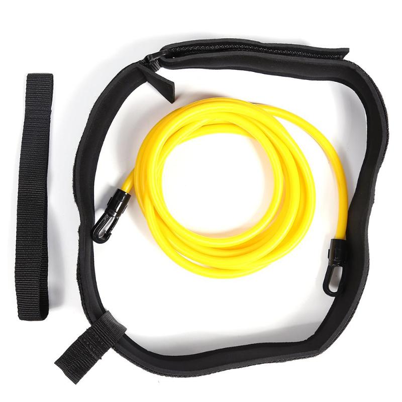 3M Adjustable Swim Training Resistance Belt Safety Rope Swimming Pool Tool-ebowsos