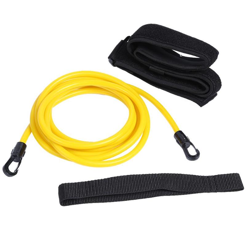 3M Adjustable Swim Training Resistance Belt Safety Rope Swimming Pool Tool-ebowsos