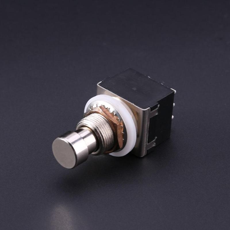 3PDT 9pin Push Button Foot Switch FR DIY Guitar Effect Pedal Stomp-ebowsos