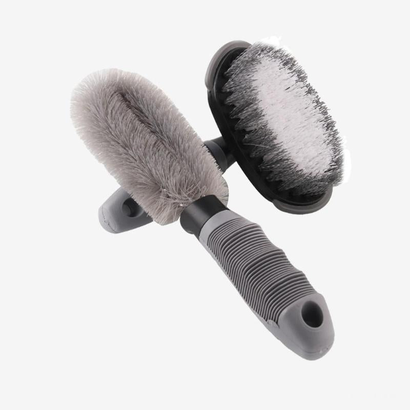 3Pcs/set Universal Car Tire Brush+Wheel Rim Brushes Vehicle Cleaning Washing Tools Car Cleaning Tools Tire Brush High Quality - ebowsos