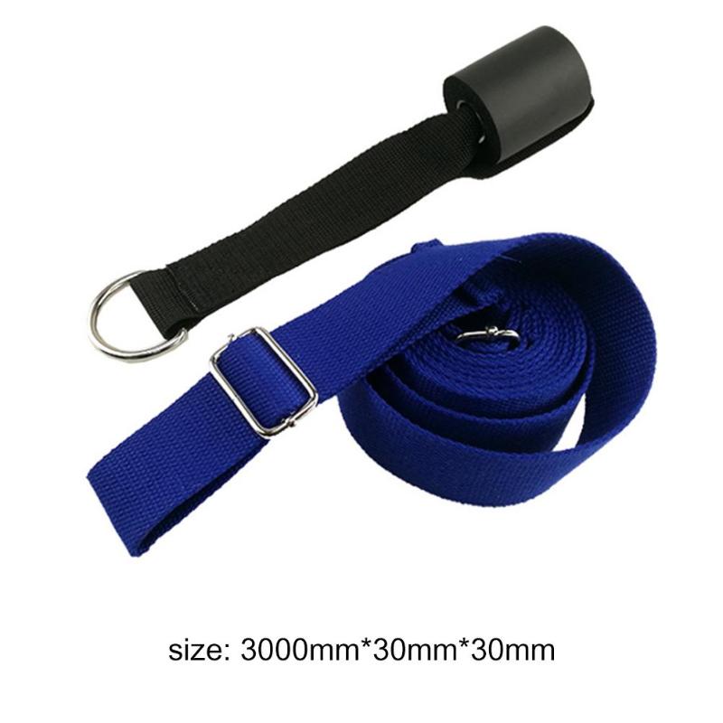 3m Stretch Belt High-Quality Polyester Cotton Exercise Arms Chest Loops Hanging Door Dance Waist Training Rope Leg Stretcher-ebowsos