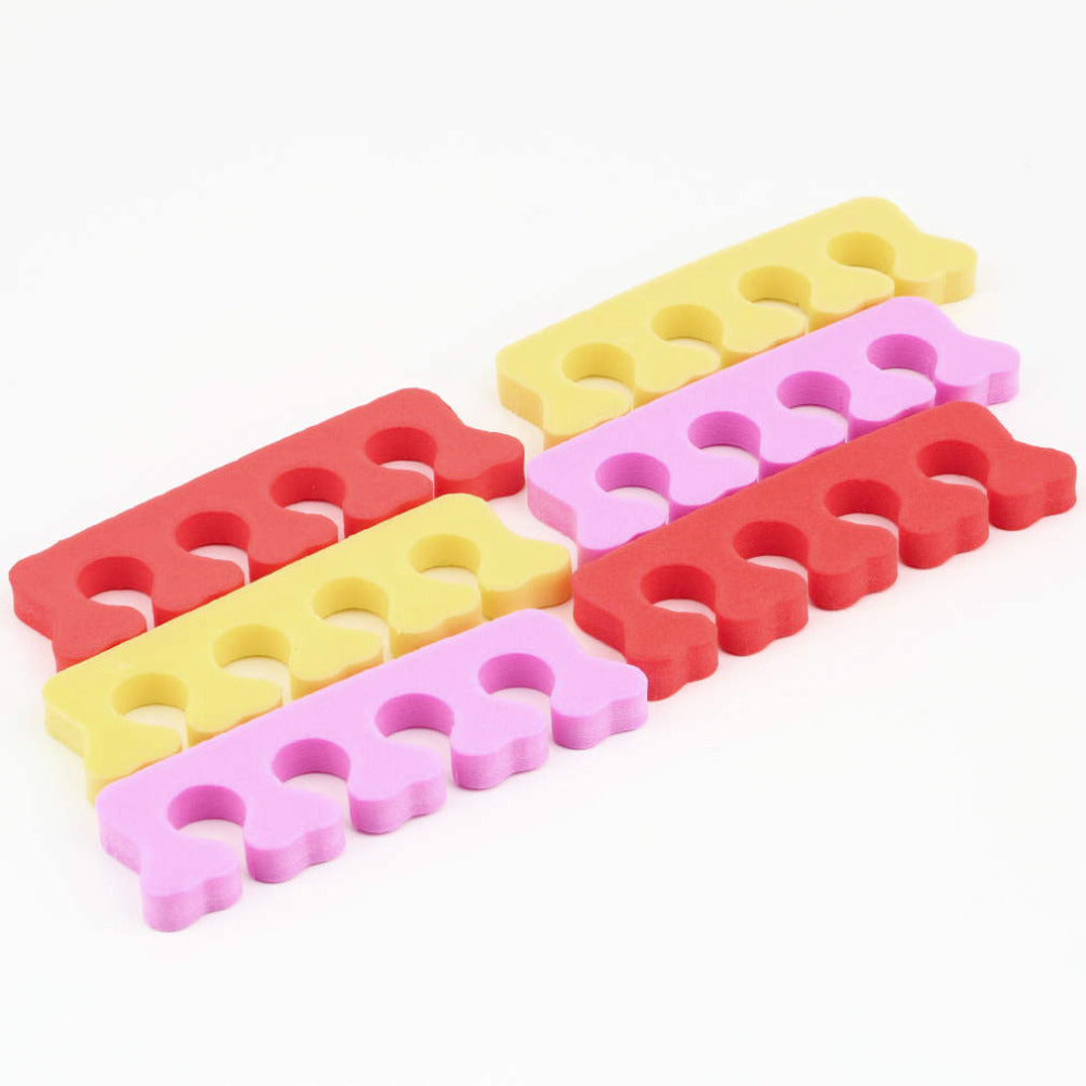 3pairs/set EVA foam toe separator Soft foam Nail Tools Toe Finger Separator feet care braces & supports nails tools - ebowsos