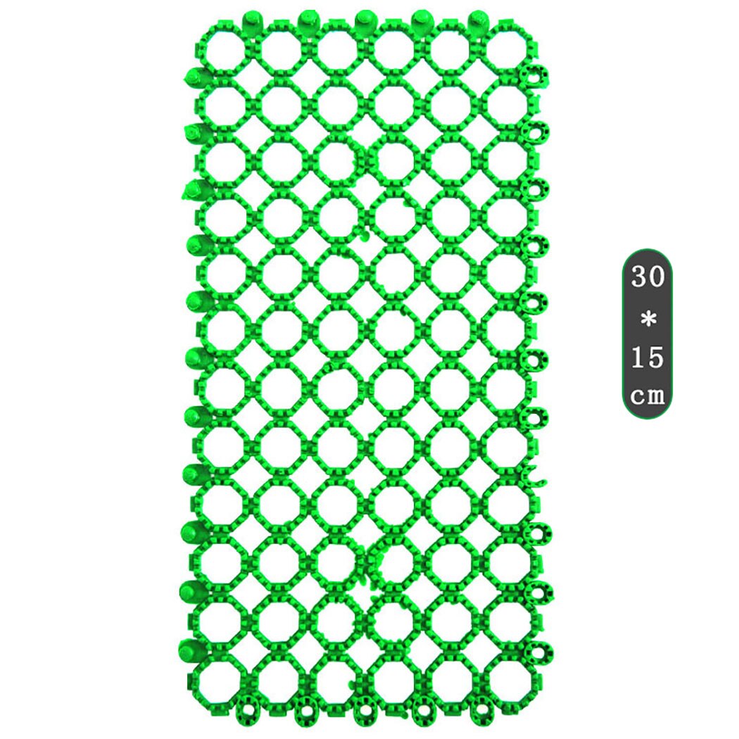 3pcs Multifunction Anti-Slip Feet Pads Comfortable Small Pet Cage Mat Plastic Hamster Cage Mat Pet Cage Mat Splicing Holes-ebowsos