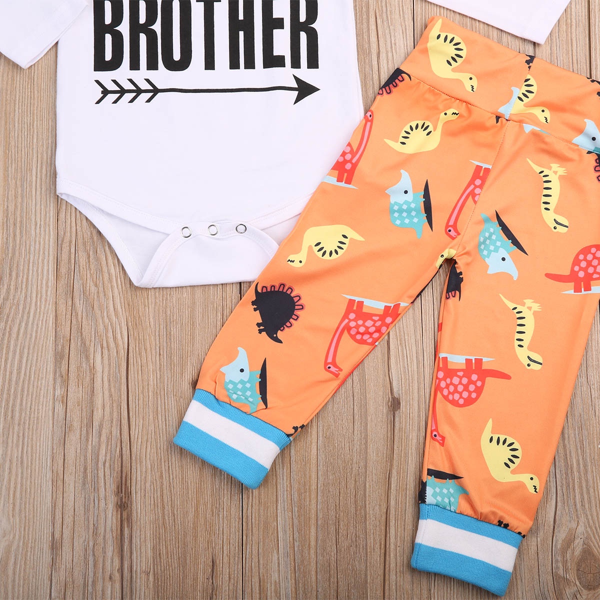 3pcs Newborn Baby Boys Long Sleeve T shirt+Pants+Hat Outfits Set Clothes 0-24M - ebowsos