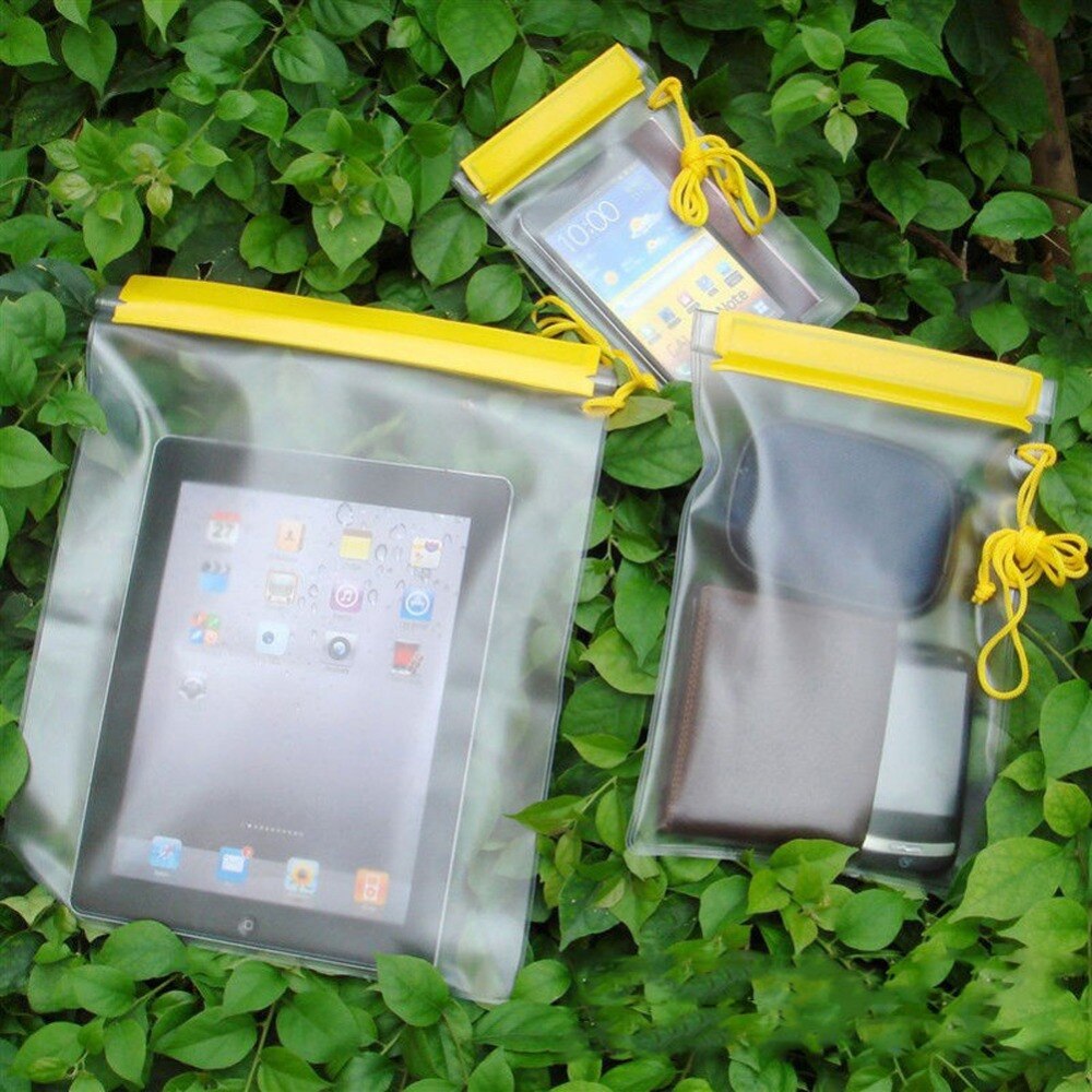 3pcs/set Waterproof Dry Bag Phone case Outdoor Clear Case Canoe Floating Boating Kayaking Camping Water-Resistant Bags Pouch-ebowsos