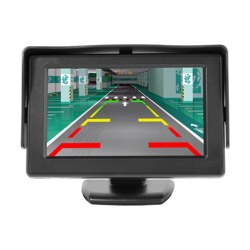 4.3 Inch Monitor IP68 Waterproof IR Night Vision Rear View Reversing Camera Car DVR Vehicle Camera Electronics Backup Promotion - ebowsos