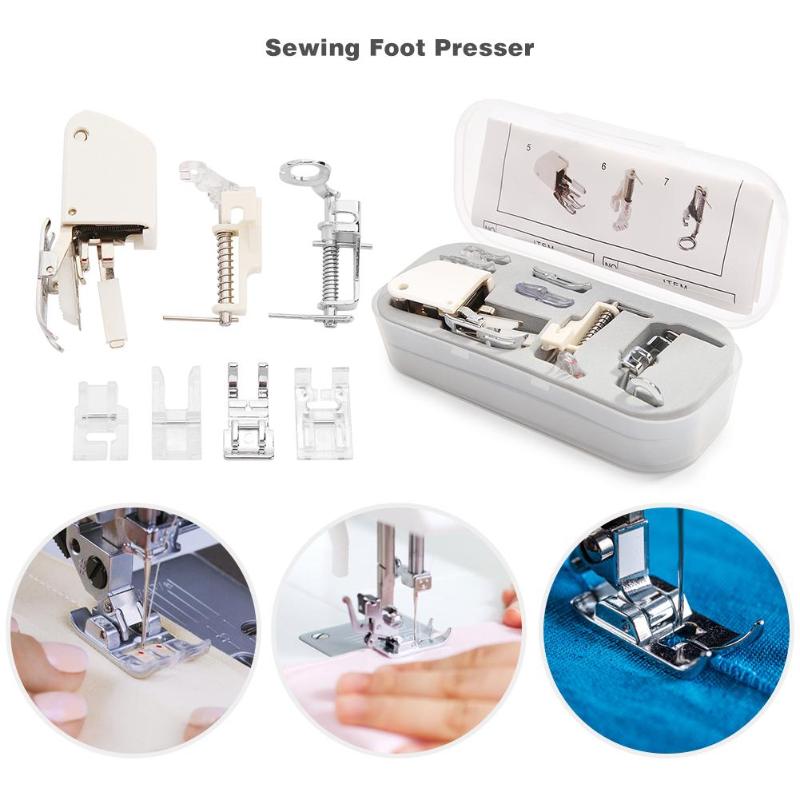 4/6/7/11Pcs Sewing Machine Foot Presser Home Stitch Quilting Embroidery Accessories Multifunctional Sewing  Pressure Foot - ebowsos