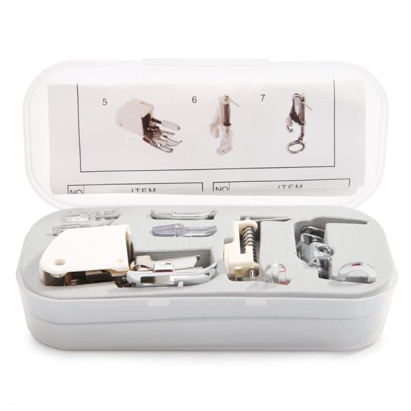 4/6/7/11Pcs Sewing Machine Foot Presser Home Stitch Quilting Embroidery Accessories Multifunctional Sewing  Pressure Foot - ebowsos