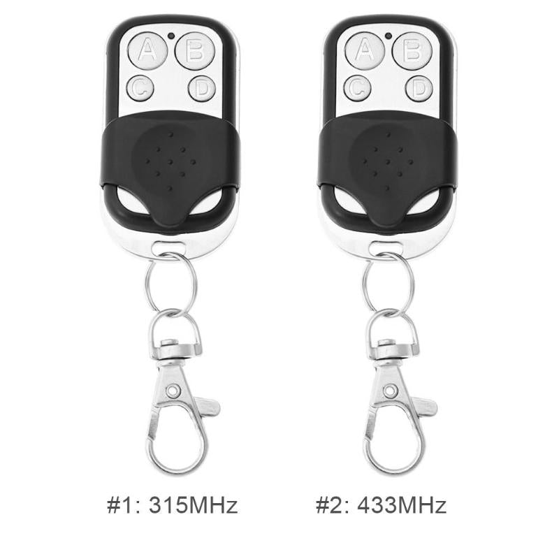 4 Channel Wireless Remote Control Duplicator RF Remote Controller Key for Electric Gate Garage Door Key Fob 315/433 MHz Hot Sale - ebowsos