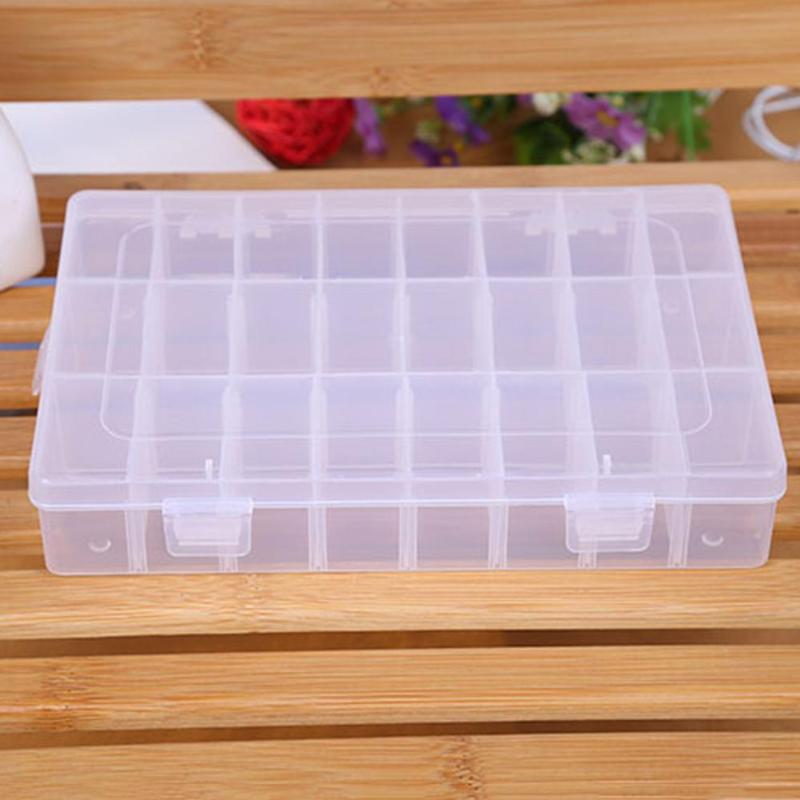 4 Compartments Transparent Case Convenient Small Unit Jewelry Pills Box Medicine Organizer Storage Holder - ebowsos