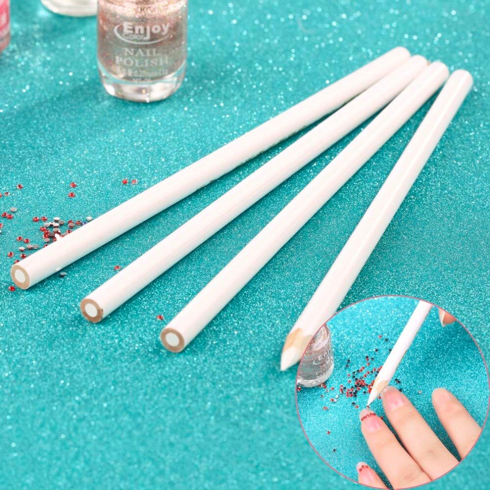 4 Pcs/set Nail Art Manicure New Nail Rhinestones Gems Picking Tools Pencil Pen Pick Up Pen Set DIY Decoration Manicure Tools - ebowsos