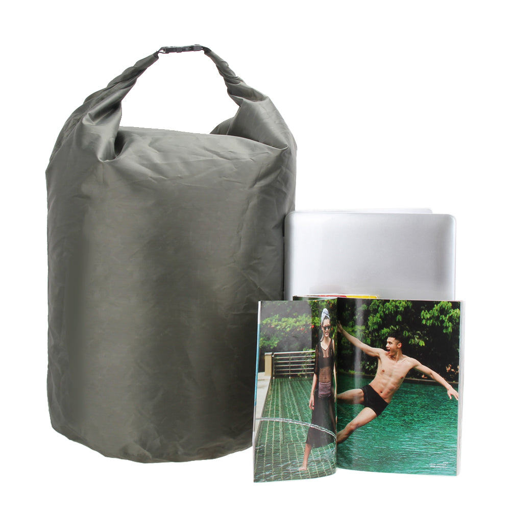 40L Waterproof Bag Dry Bag Black Water Resistant Swiming Storage Pouch Outdoor Kayak Canoe Rafting Bags-ebowsos