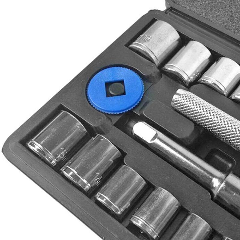 40pcs Mechanics Socket Wrench Set Sleeve Spanner Extension Bar Metric British Combination Tool Kit Professional Car Tools - ebowsos