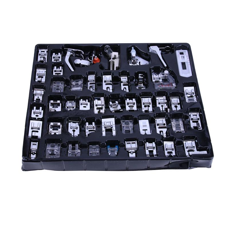 48pcs/set Multi-function Domestic Household feet for Sewing Machine Presser Foot Feet needlework sewing knitting machine tools - ebowsos