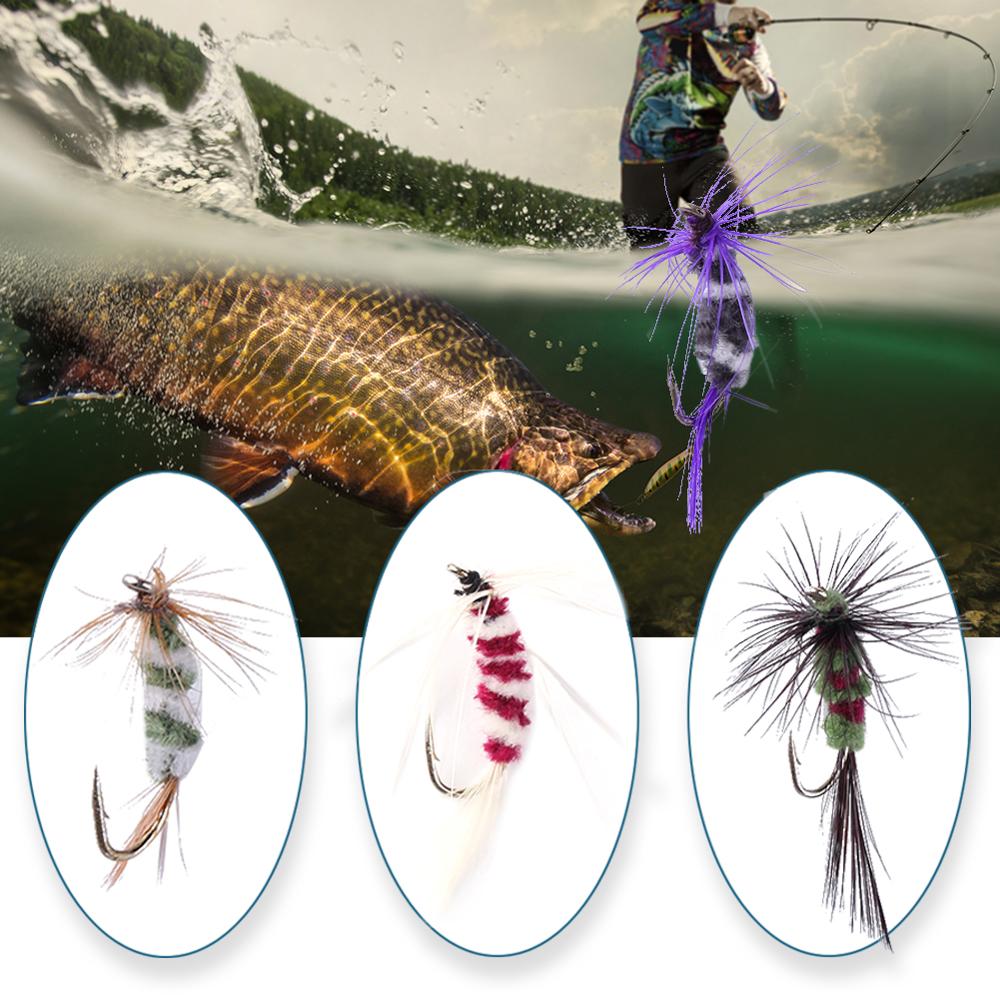 4PCS Fishing Lures Baits Insect Feather Shaped Metal Fishing Lure Fishing Bait Tackle With Single Treble Hooks Carp Tools-ebowsos