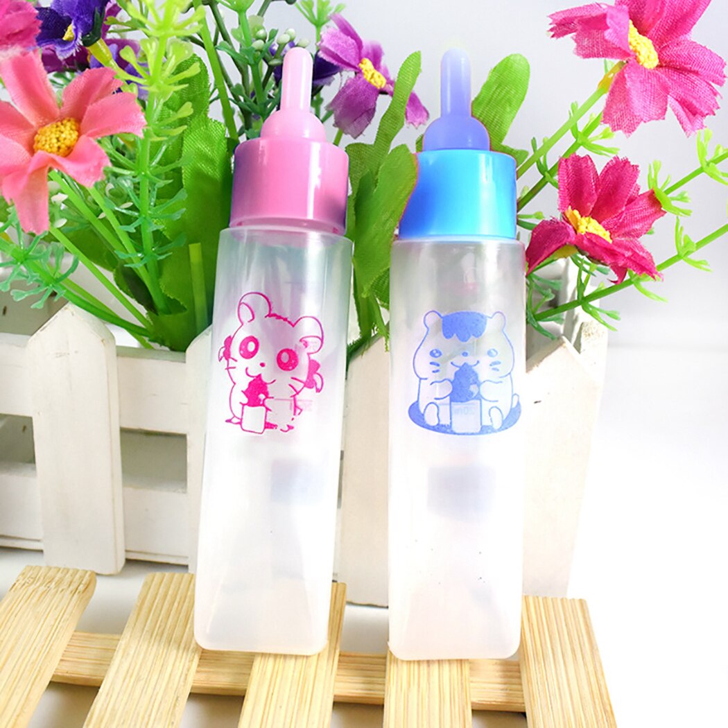 4PCS Hamster Rabbit Drinking Fountain Pet Feeding Bottle Nursing Bottle Multipurpose Pet Feeding Bottle Pet Nurser For Hamster-ebowsos