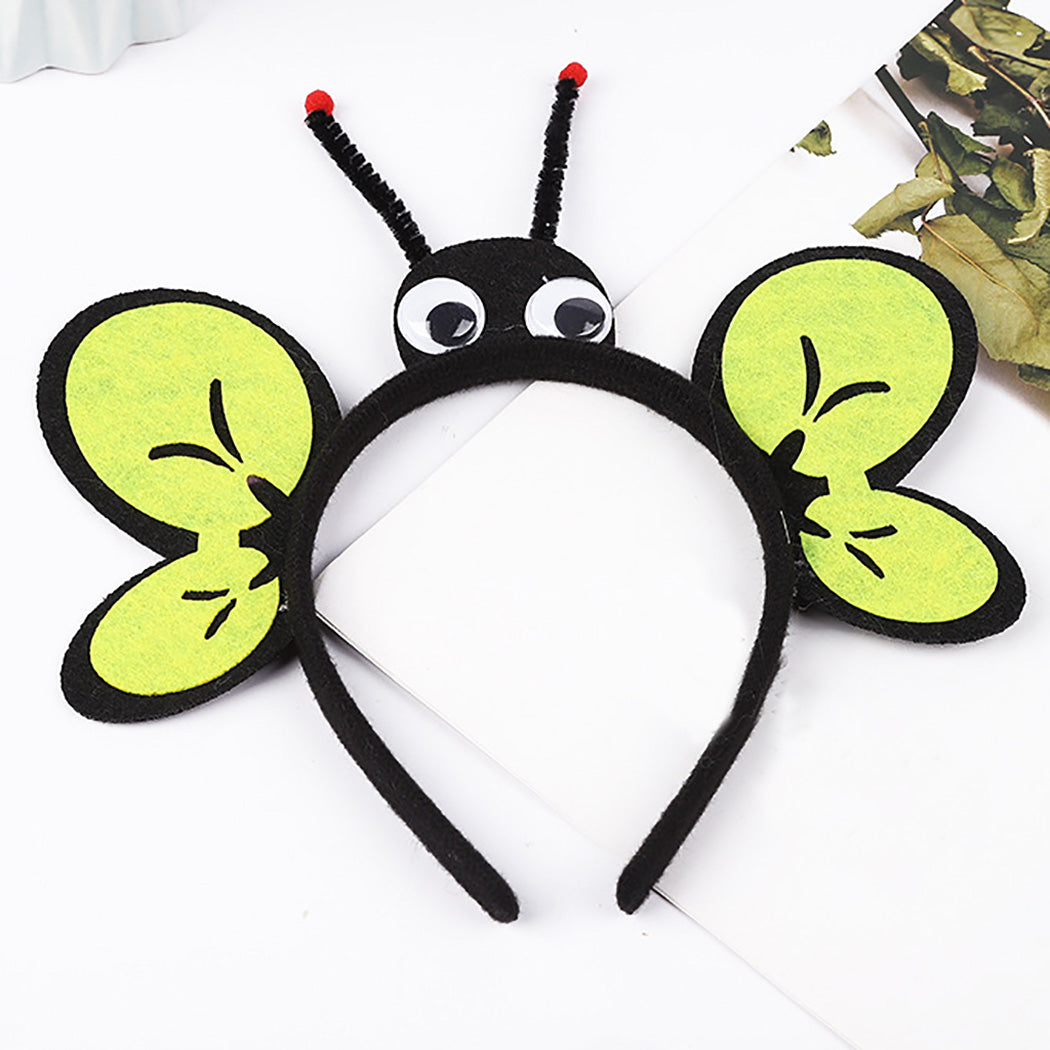 4PCS Hawaii Party Cute Butterfly Ladybug Children's Headband Dance Party Headband Holiday Performance Props For Kids-ebowsos