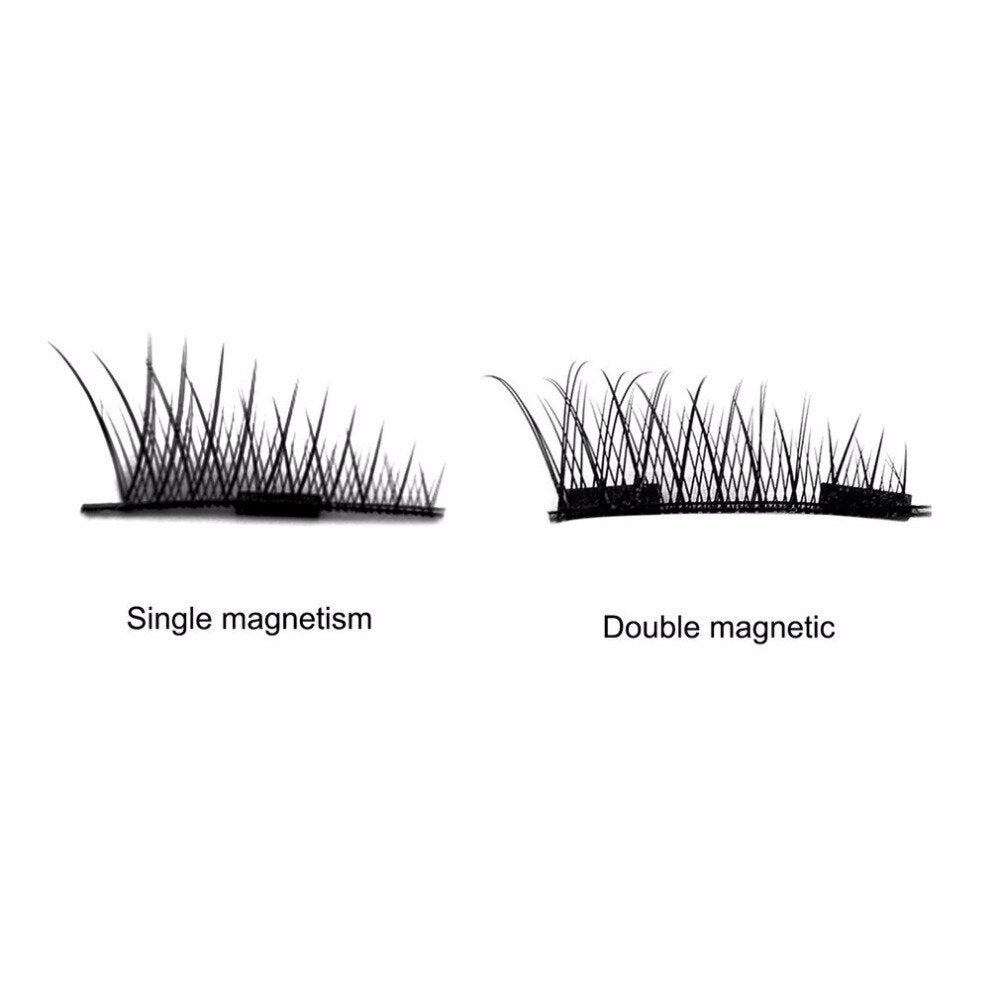 4PCS/lot Natural Thick Glue-free 3D Magnetic Eyelashes Long False Eyelashes Fake Eye lashes Beauty Makeup Tool Eyelash Extension - ebowsos