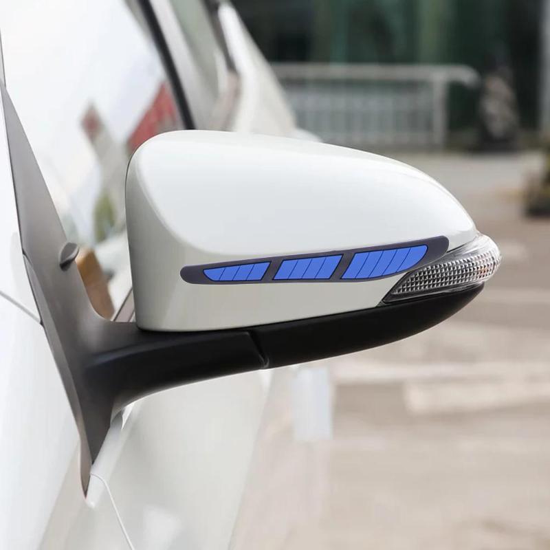 4Pcs/Set Car Door Edge Guard Strip Auto Side Rear View Mirror Door Handle Scratch Protector Anti-collision Trim Stickers New - ebowsos