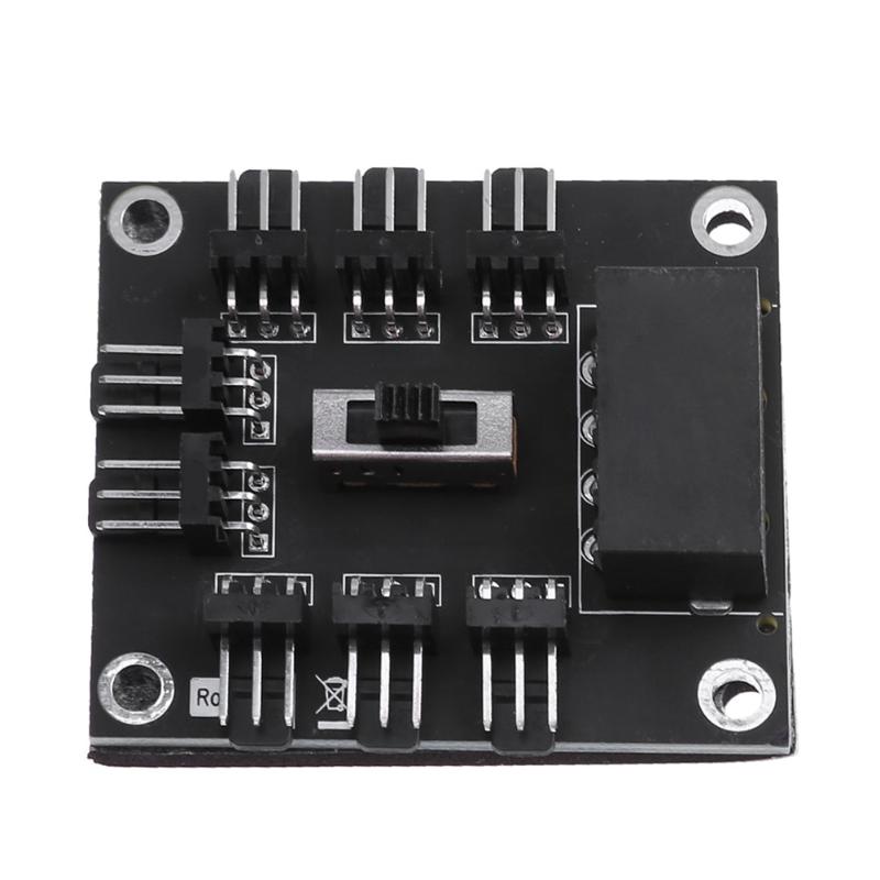 4Pin to 8 Way DC 12V 3Pin Cooling Fan Splitter Power Hub Speed Controller Power Supply Speed Controller Adapter - ebowsos