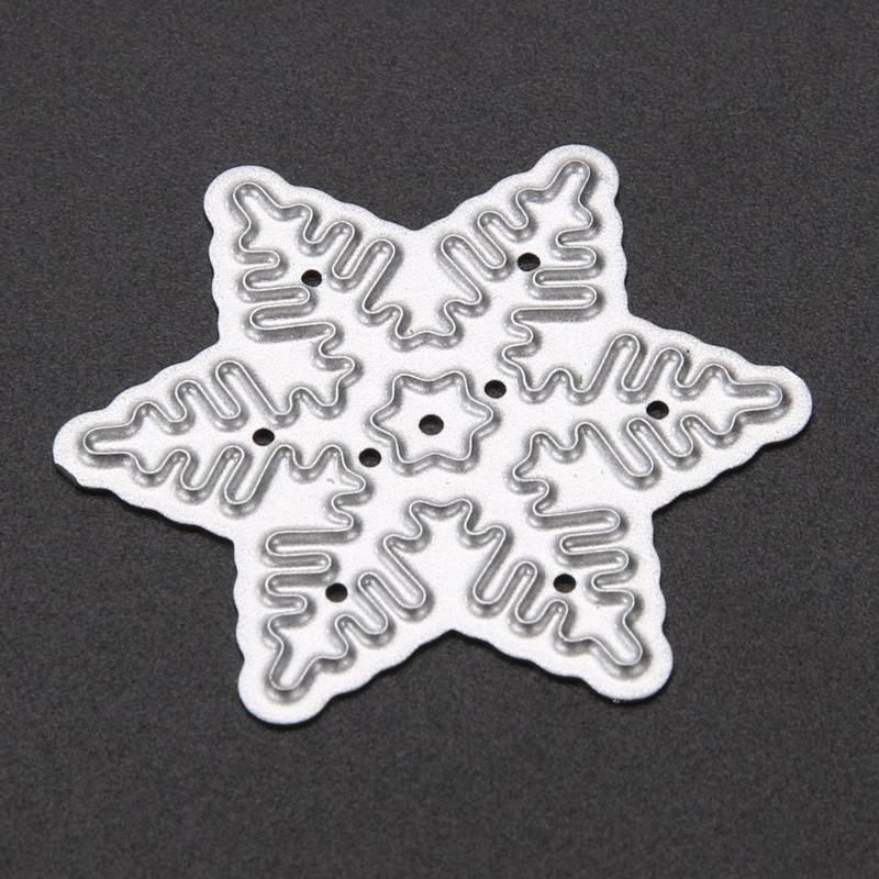 4pcs Christmas Snowflake Scrapbooking Album Paper Card Diary Hand Craft - ebowsos