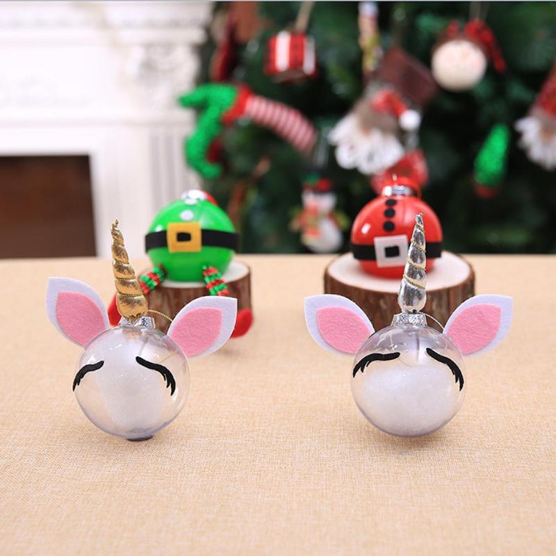 4pcs Creative Cartoon Christmas Light Balls Xmas Tree Hang Ornaments Decor - ebowsos